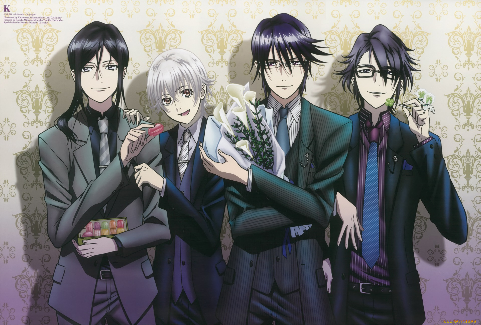 , k project, isana, yashiro, munakata, reisi, fushimi, saruhiko, k, project, yatogami, kuroh